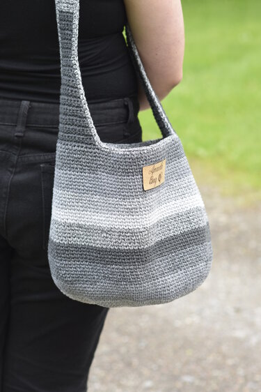 + AMANDA + Tasche häkeln Einkaufstasche Einkaufsbeutel Häkeltasche - Bild 8