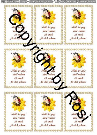 Sorgenwürmchen - Glückswürmchen - Sprüche - Kärtchen - Karte - Basteln