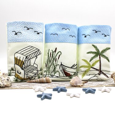 ITH Lichterbeutel Sommer Strand Urlaub - Sticken