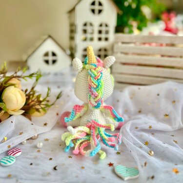Ivy das kleine Einhorn – Amigurumi Häkelanleitung - Bild 5