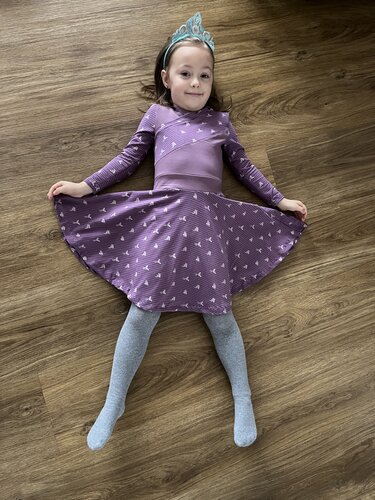 Schnittmuster Tellerrock Add-on für Kinderkleid Francine Gr. 74-164 - Nähen