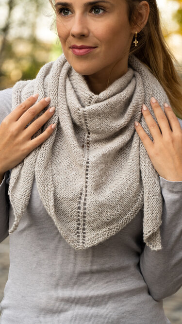 Edles Dreieckstuch mit Videoanleitung - Bild 4