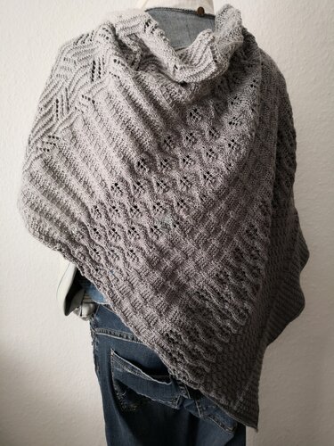 Polly - gestricktes Tuch im Mustermix PDF Anleitung - Bild 13