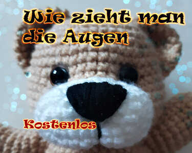 Anleitung: Wie man Augen zieht - Häkeln