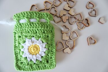 S&uuml;&szlig;es H&auml;kel-T&auml;schchen &ndash; Mini Beutel h&auml;keln als Geschenkidee - Häkeln