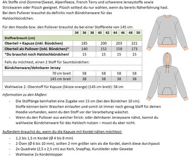 Mika Oversized Hoodie & Sweater for Women | Bust 80-116 | A4 A0 Letter PDF - Sewing