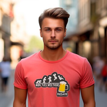 Stickdatei BEER Friday Vatertag - Bild 2