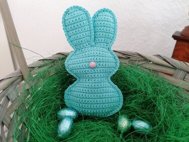 Häkelanleitung für Osterhasen- Deko - Bild 4