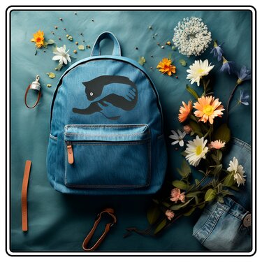 CATS HUG Katzenumarmung Stickdatei FÜR Maschinensticken LOGO