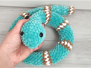 Häkelanleitung für eine Schlange – Amigurumi PDF Muster zum Selbermachen - Bild 3