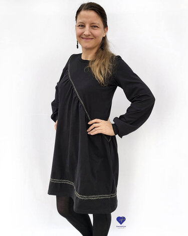 KLEID "FRU JELLA" - Schnittmuster und Anleitung - Nähen