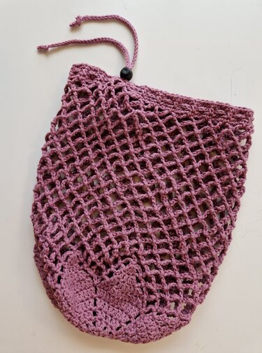 Einkaufsnetz mit Sternboden - Häkeln