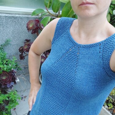Knintting pattern, Berya top, summer knitted top, bust 82-138 cm - Knitting