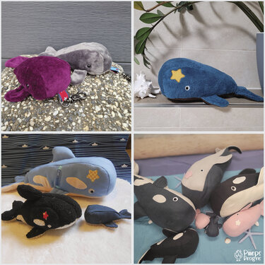 Wal Kuscheltier Rodgi in 3 Größen - Nähen