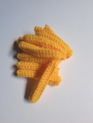 Pomme frites ketchup & mayo - Crochet
