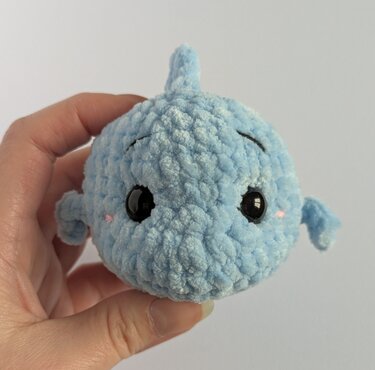 crochet pattern fish Finnley - no sew