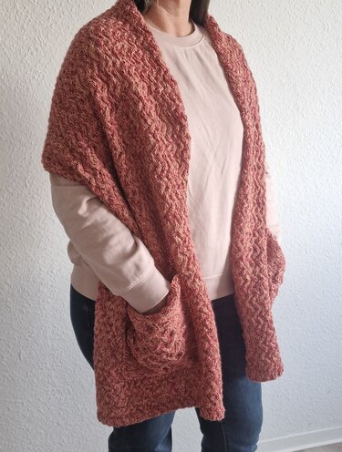 Strickanleitung für den Taschenschal "Celtic Romance" - Bild 7