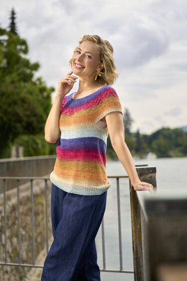 Strickshirt mit Rundpasse - Bild 2