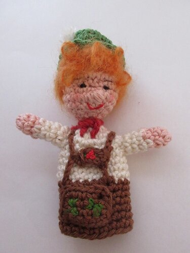 Seppel Fingerpuppe - Häkelanleitung