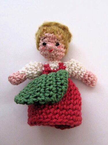 Gretel Fingerpuppe - Häkelanleitung