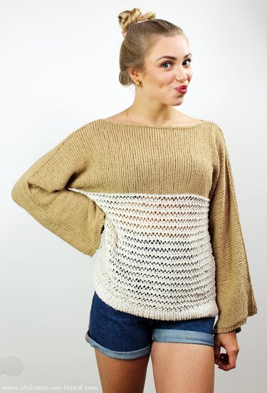 Knitting pattern for summer sweater | sweater AVINO #2