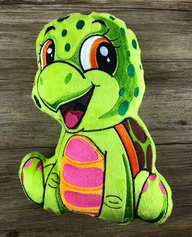 Stickdatei ITH Schildkröte Bruni für Rahmen 20×30cm, Maschinenstickdatei - Sticken