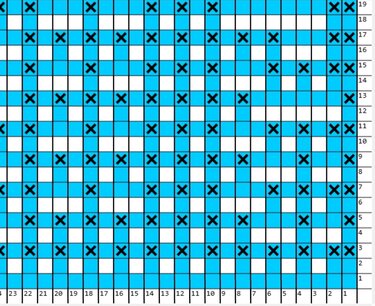 Overlay Mosaic Crochet pattern, "Brown Cat", PDF instant download, English