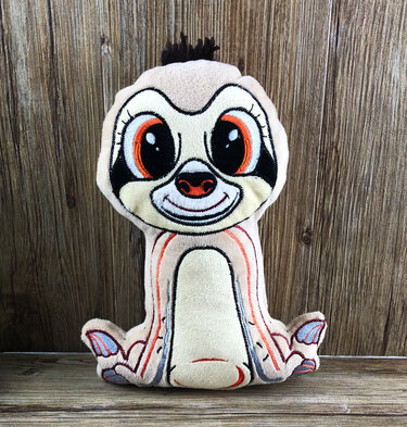 Stickdatei ITH Faultier OLAF für Rahmen 20×30cm, Maschinenstickdatei - Sticken