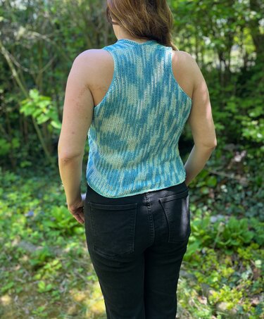 Crochet Pattern Tanktop "Aqua Chic"