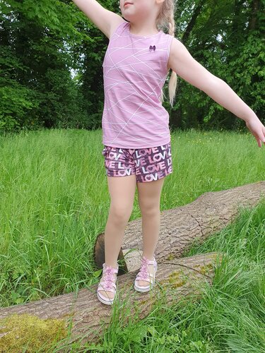 Schnittmuster Racerback Tanktop Lia für Mädchen Gr. 92-164 - Bild 7