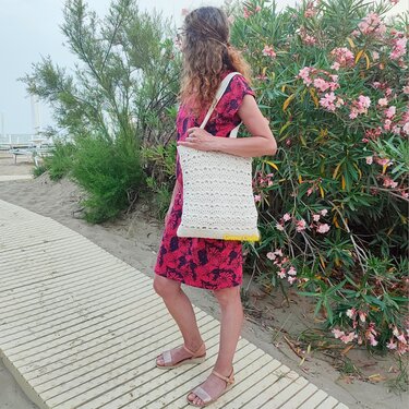Shell Stitch Summer Tote Bag Crochet Pattern