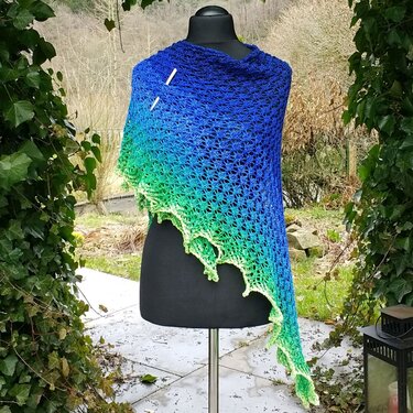Sjöbacka Shawl, Lace, knitting pattern