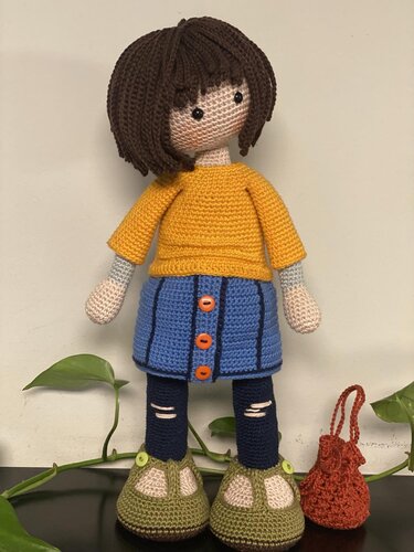 Crochet Pattern Doll Lena - Amigurumi - English - Big Doll