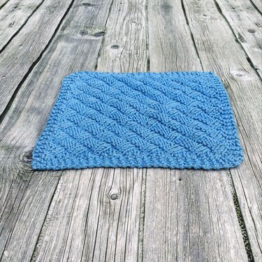 Baskional Spa Cloth - facecloth, dishcloth, potholder - Knitting