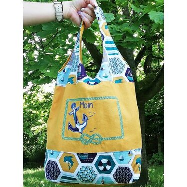 Beuteltasche Trude-Beutel to go - digitale Nähanleitung inkl. SM