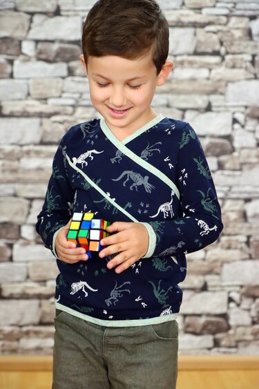 Schnittmuster Shirt für Jungen Fran Gr. 74-164 - Nähen