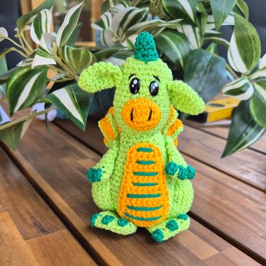 Anleitung Drache - Häkeln