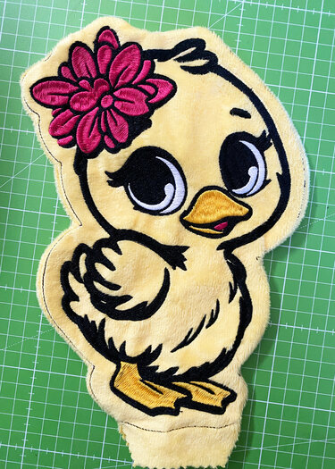 Stickdatei ITH Entchen Schnuggelinchen für Rahmen 20×30 cm, Maschinenstick - Sticken