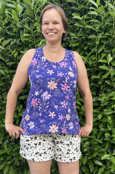 Schnittmuster Schlaf- und Strandkleid Racerback Kira für Damen Gr. 32-52 - Bild 3