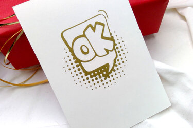 Sprechblase Ok Plotterdatei SVG DXF FCM - Plotting