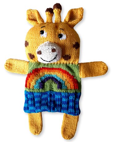 Baby Comforter Giraffe - Knitting pattern