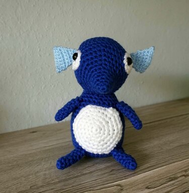 Amigurumi Häkelanleitung für den Seedrachen Luca