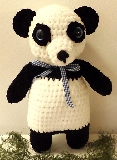 Häkelanleitung Pandabär "Poo"