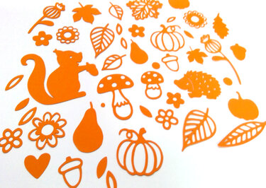 Herbstdeko Plotterdatei SVG DXF FCM - Plotting