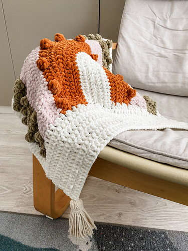 Häkelanleitung „Bobblebow blankie“ Deutsch/English - Bild 9