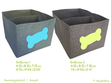 Cayla Storage Box, lined, 2 sizes, sewing pattern