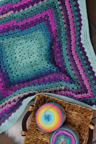 Crochet Rosemary blanket PDF pattern