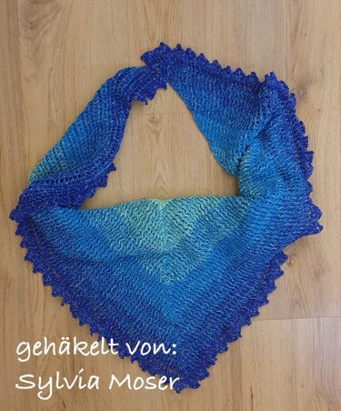 Anleitung: Dreieckstuch "Fluffy" - Bild 8