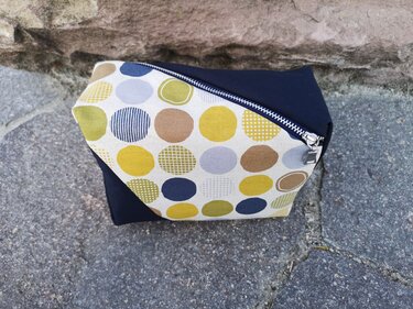 Kulturbeutel Paula Schnittmuster und bebilderte Nähanleitung