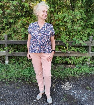 Kria Bluse Schnittmuster & Nähanleitung Größe 32 bis 46